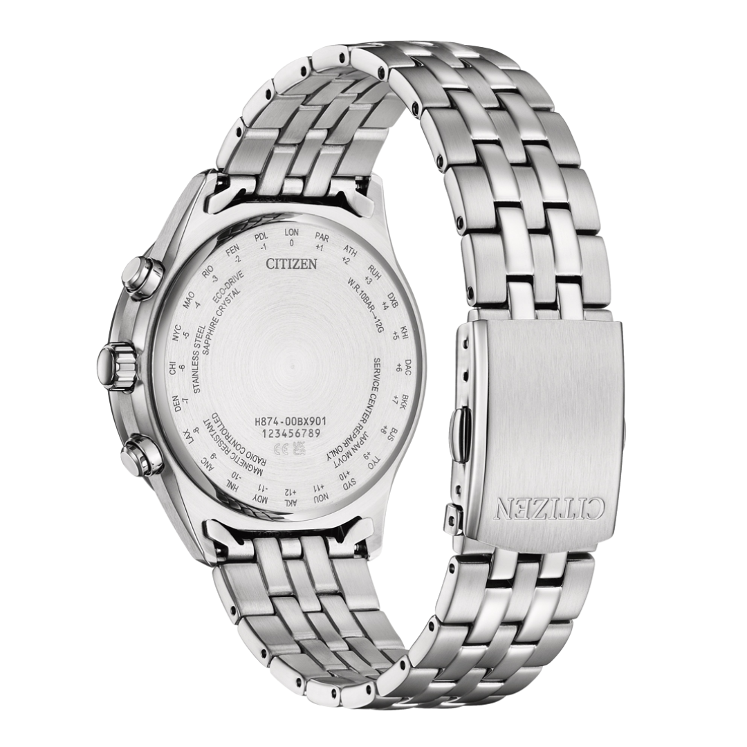 Citizen BY1030-50L stainless steel bracelet 42mm case sapphire glass