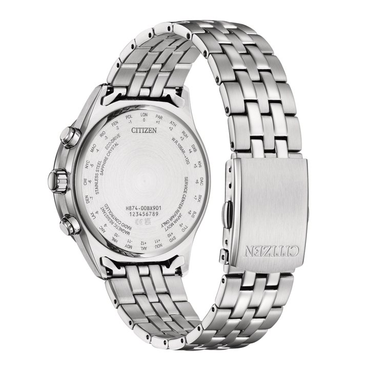 Citizen BY1030-50L stainless steel bracelet 42mm case sapphire glass