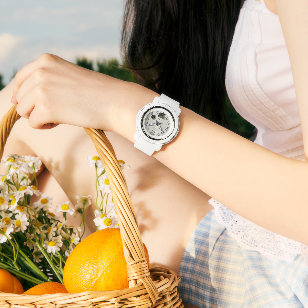 CASIO BABY-G BGA-290SA-7ADR ANALOG-DIGITAL WHITE WOMEN WATCH