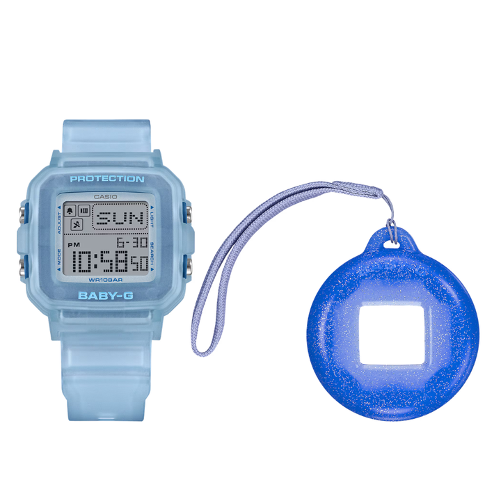CASIO BABY-G+ PLUS BGD-10KG-2DR CONVERTIBLE DIGITAL BLUE WATCH SET