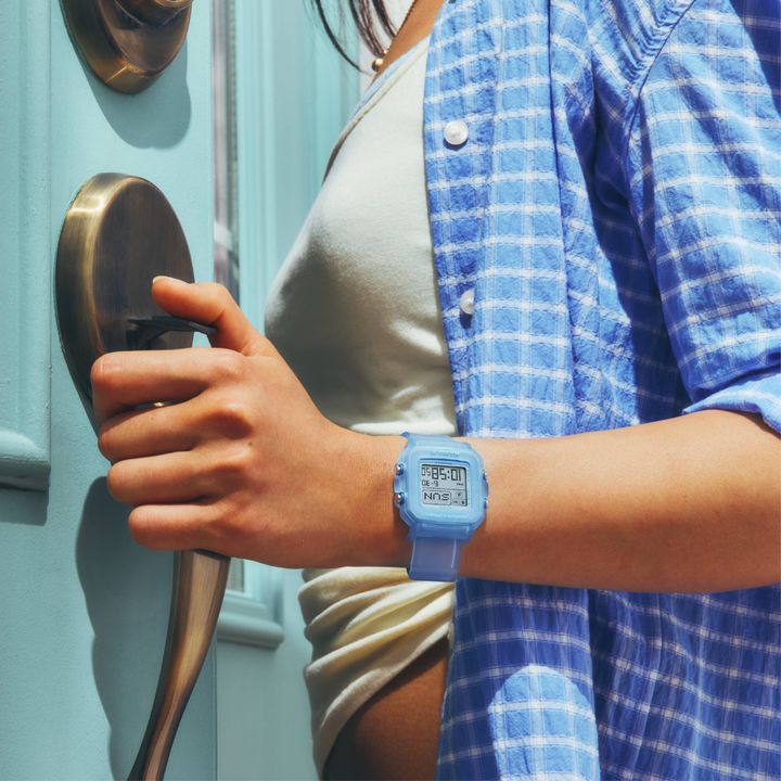 CASIO BABY-G+ PLUS BGD-10KG-2DR CONVERTIBLE DIGITAL BLUE WATCH SET