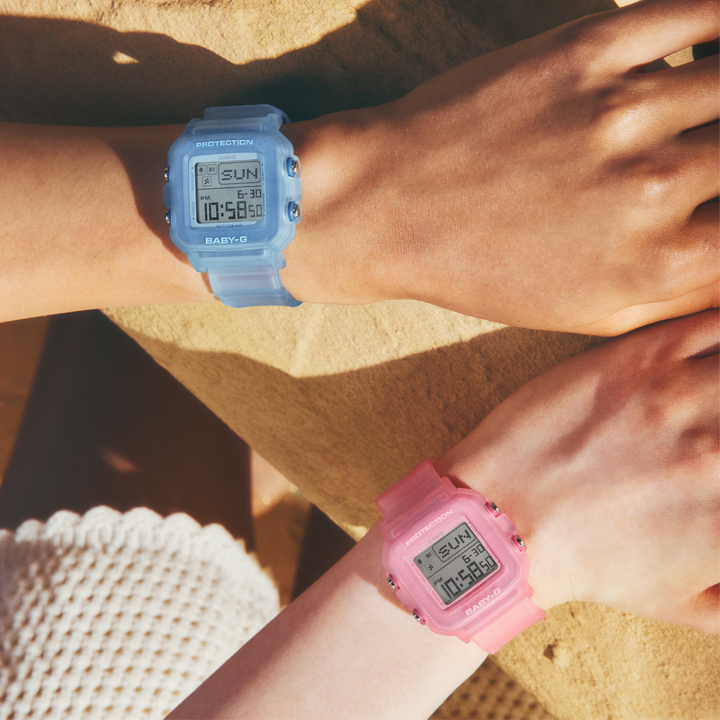CASIO BABY-G+ PLUS BGD-10KG-4DR CONVERTIBLE DIGITAL PINK WATCH SET