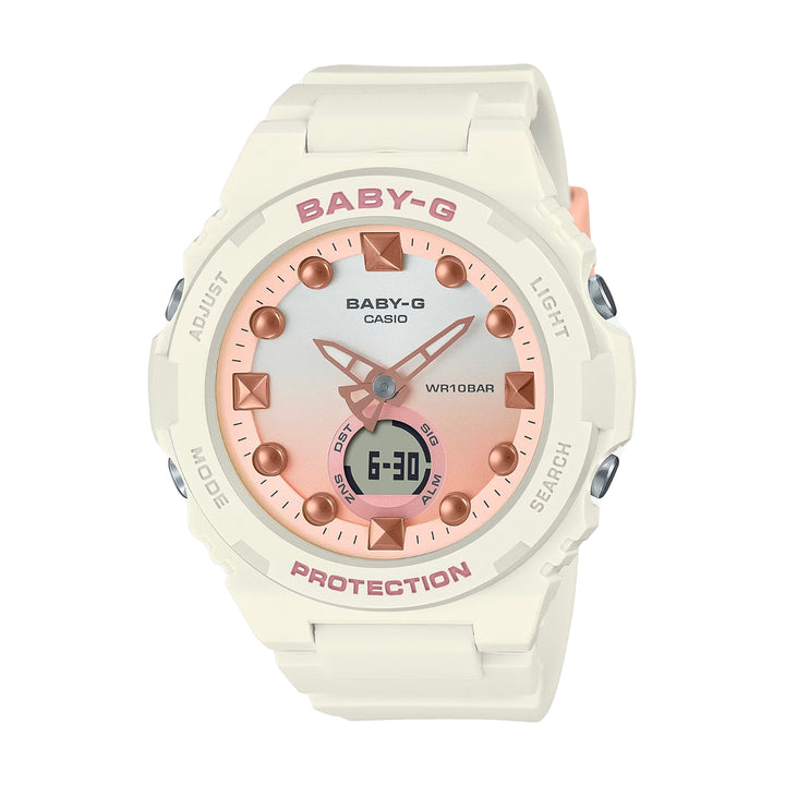 CASIO BABY-G BGA-320-7A1DR WHITE SAND WOMEN WATCH