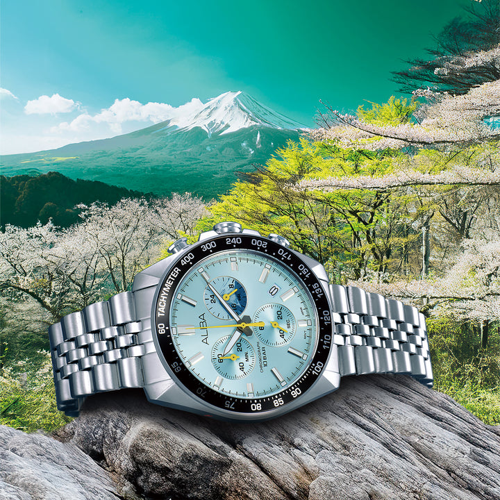 ALBA AX7031X SIGNA QUARTZ CHRONOGRAPH MEN WATCH