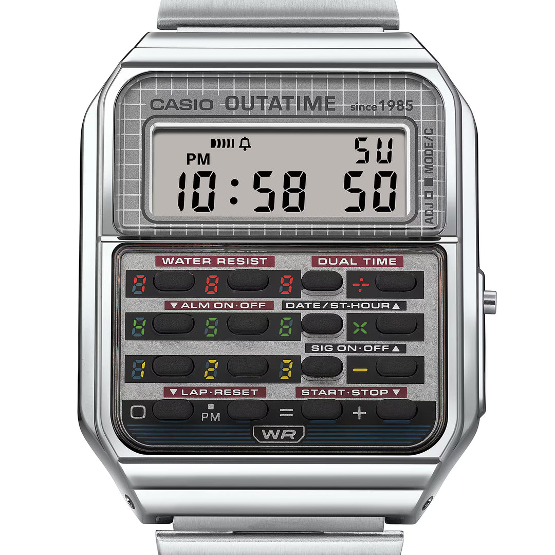 CASIO BACK TO THE FUTURE CA-500WEBF-1ADR LIMITED EDITION DIGITAL WATCH