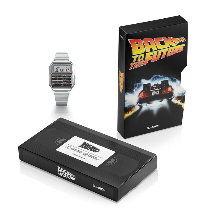 CASIO BACK TO THE FUTURE CA-500WEBF-1ADR LIMITED EDITION DIGITAL WATCH