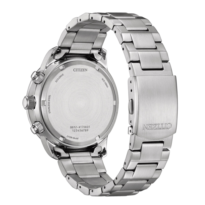 CITIZEN CA0880-58L ECO-DRIVE CHRONOGRAPH STAINLESS STEEL MEN WATCH