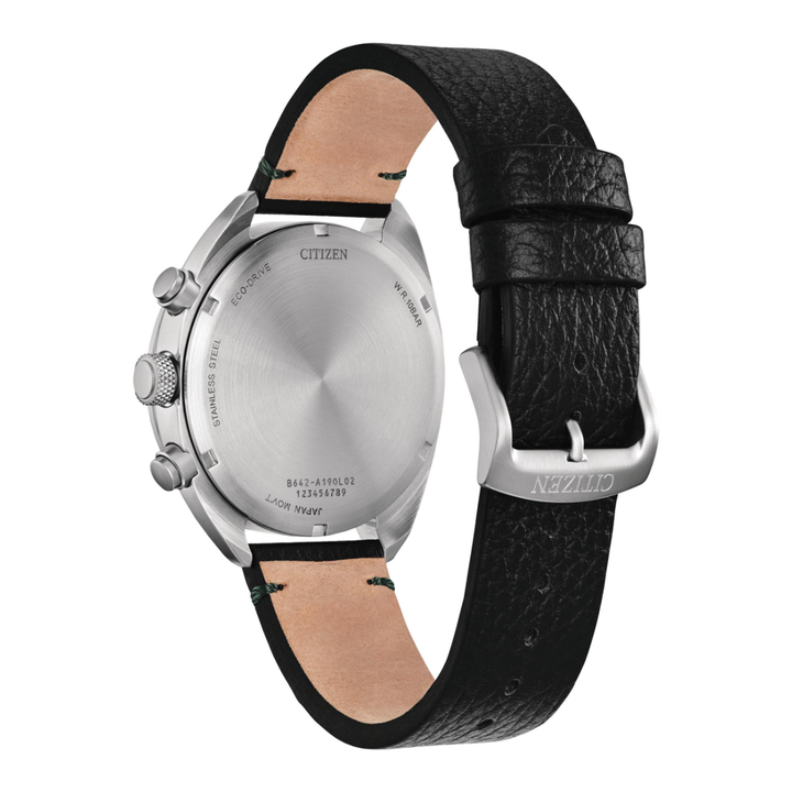 CITIZEN CA7041-07X ECO-DRIVE CHRONOGRAPH LEATHER MEN WATCH
