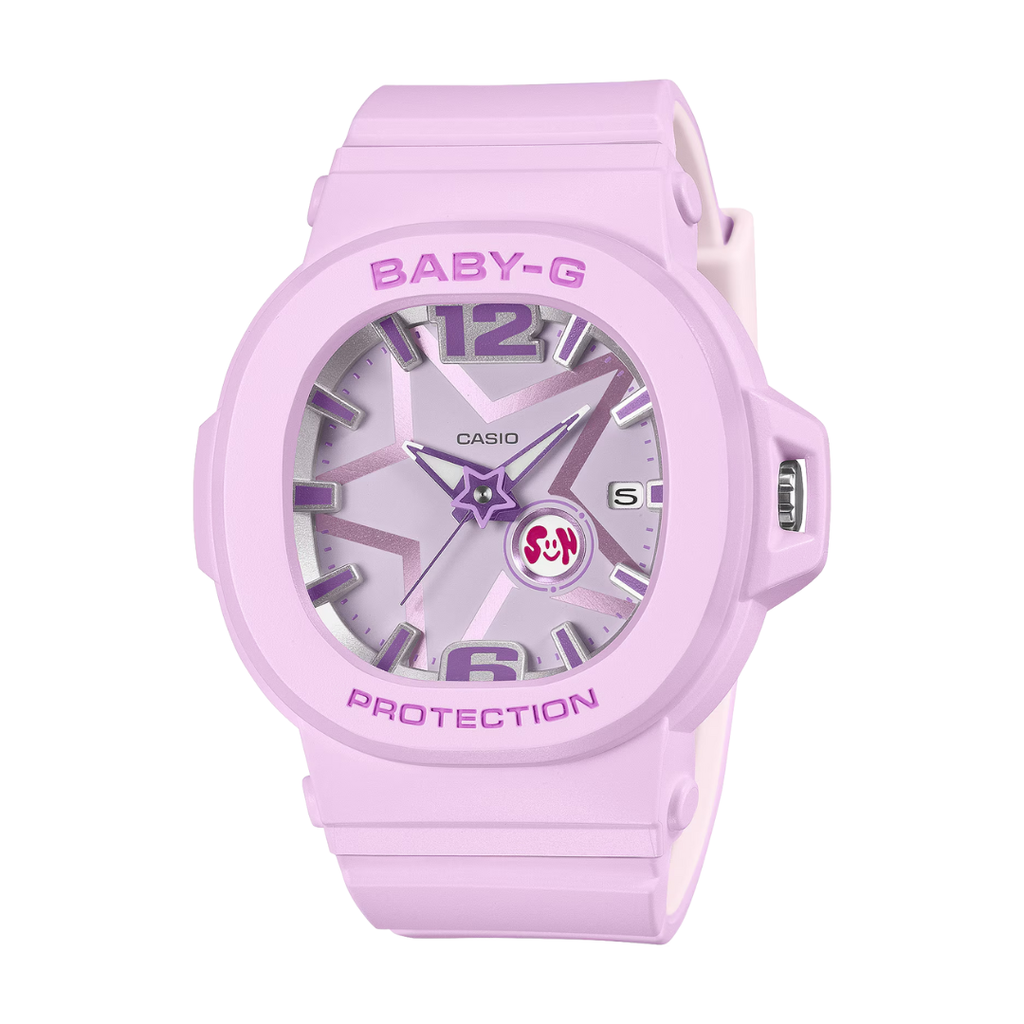 Casio Baby-G BGA-10D-6ADR Star Motif Lavender Analog | City Chain
