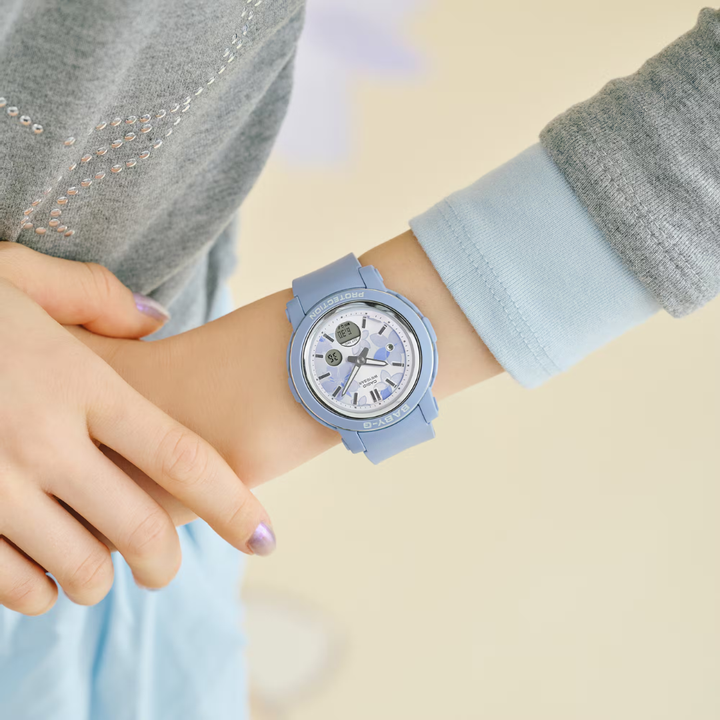 CASIO BABY-G BGA-290FL-2ADR FLOWER ANALOG-DIGITAL BLUE WOMEN WATCH