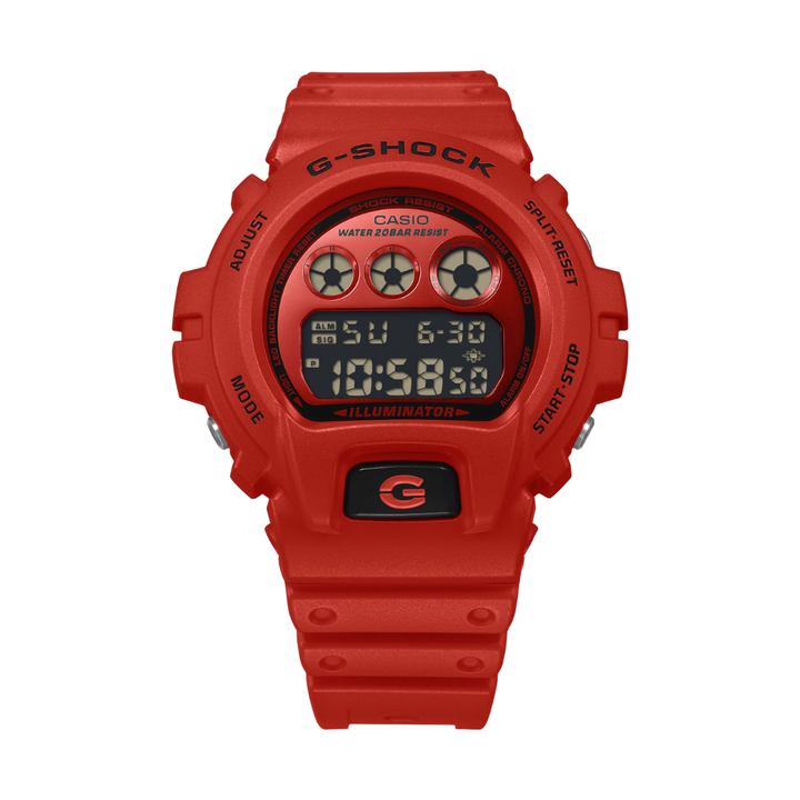 CASIO G-SHOCK DW-6900RRB-4DR DIGITAL RED WATCH