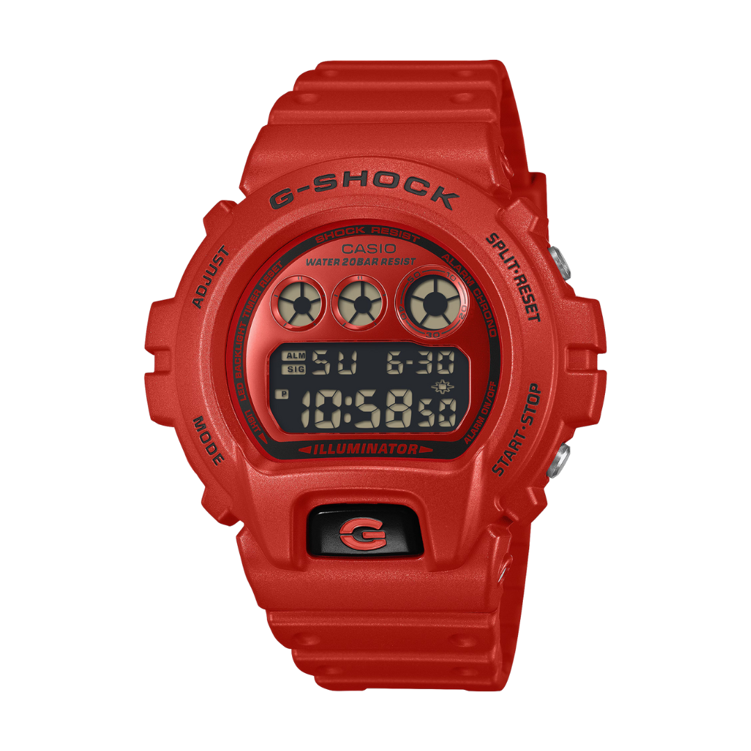 CASIO G-SHOCK DW-6900RRB-4DR DIGITAL RED WATCH