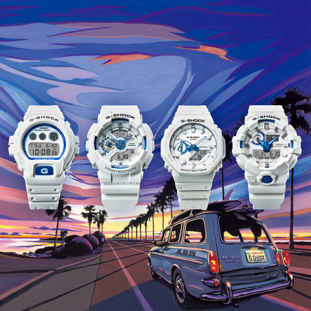 CASIO G-SHOCK DW-6900HDS-7DR STANDARD DIGITAL WHITE WATCH