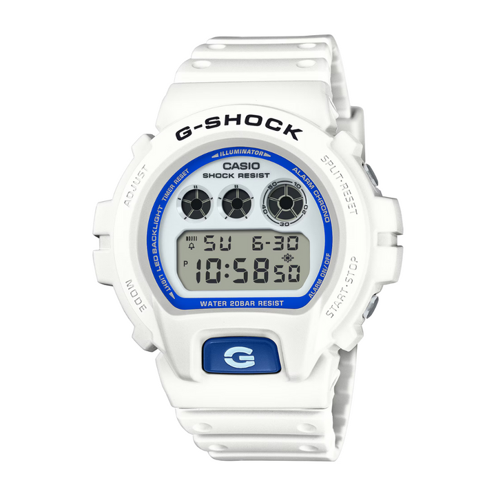 CASIO G-SHOCK DW-6900HDS-7DR STANDARD DIGITAL WHITE WATCH