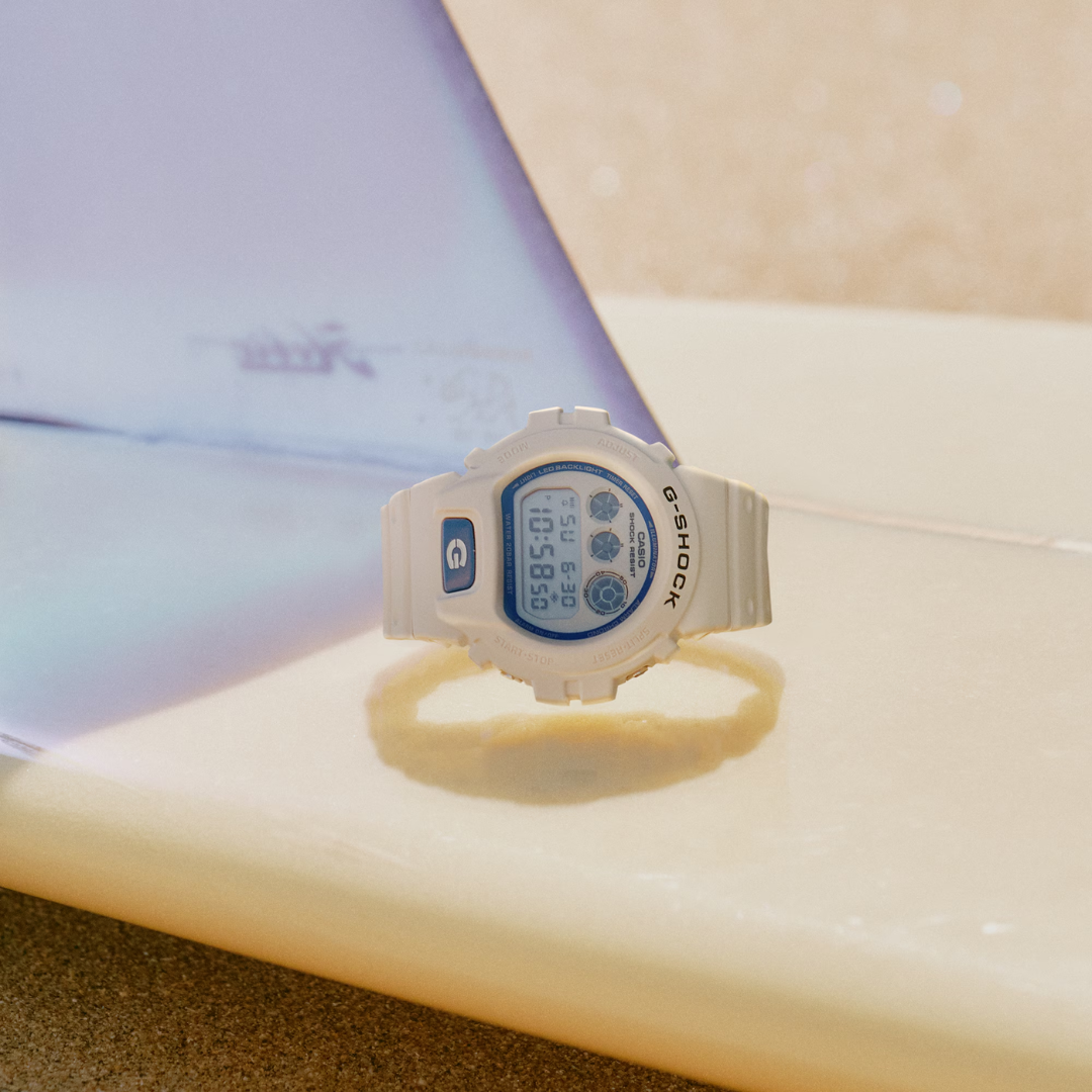 CASIO G-SHOCK DW-6900HDS-7DR STANDARD DIGITAL WHITE WATCH