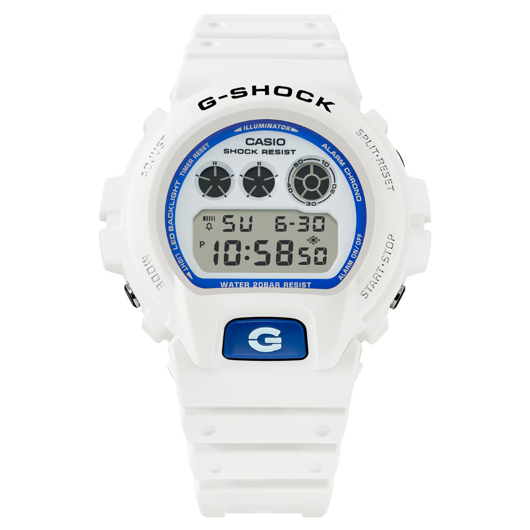 CASIO G-SHOCK DW-6900HDS-7DR STANDARD DIGITAL WHITE WATCH
