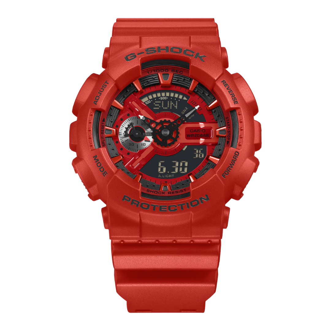 CASIO G-SHOCK GA-110RRB-4ADR STANDARD ANALOG-DIGITAL RED WATCH