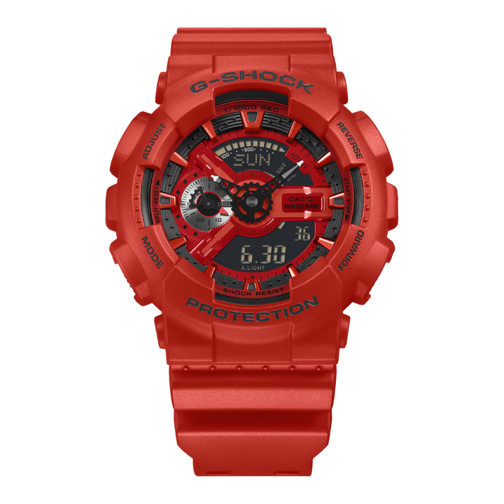 CASIO G-SHOCK GA-110RRB-4ADR STANDARD ANALOG-DIGITAL RED WATCH