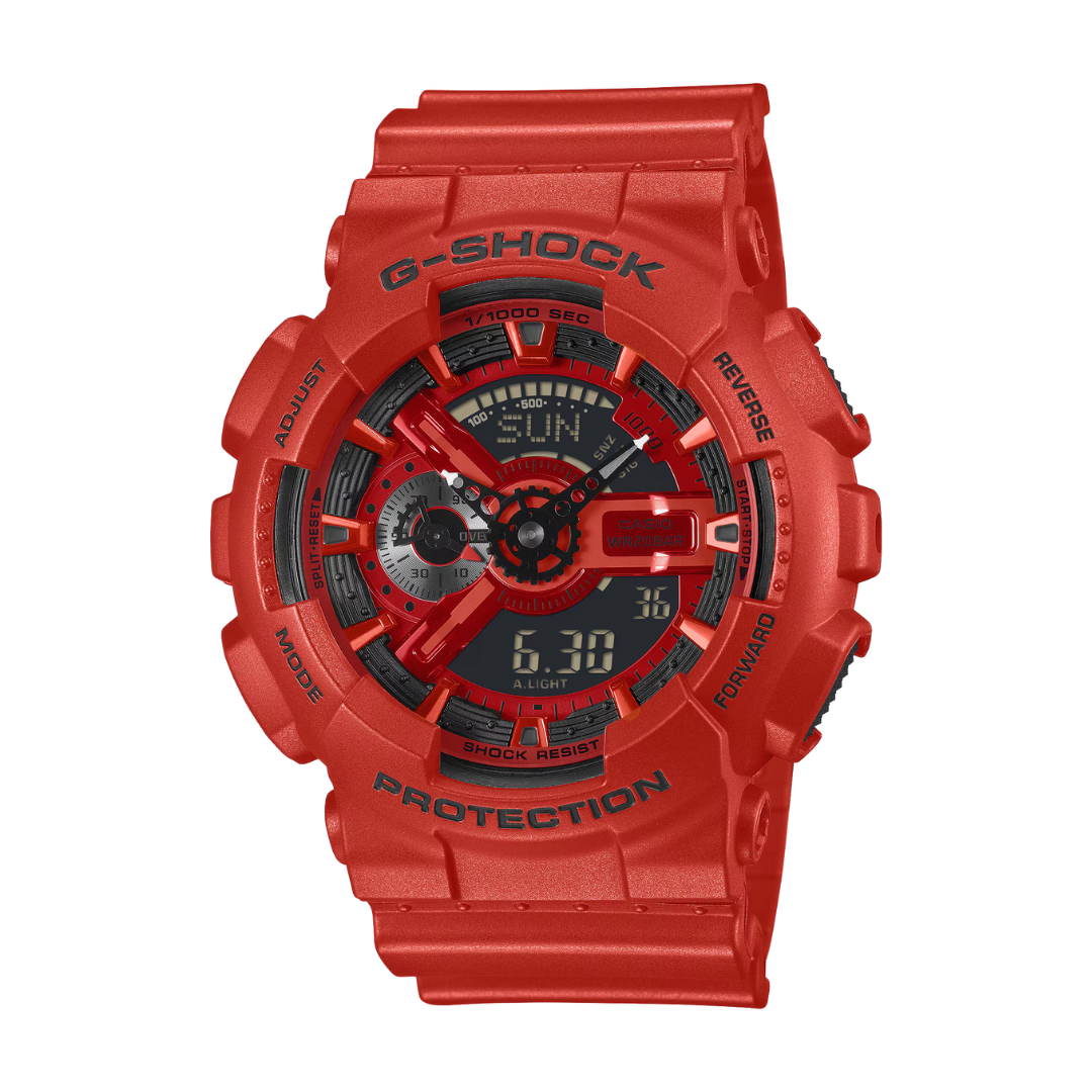 CASIO G-SHOCK GA-110RRB-4ADR STANDARD ANALOG-DIGITAL RED WATCH