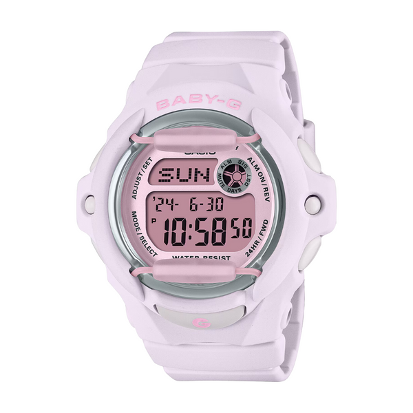 Casio Baby-G BG-169U-4BDR pink round protector Telememo shock resistant 200m