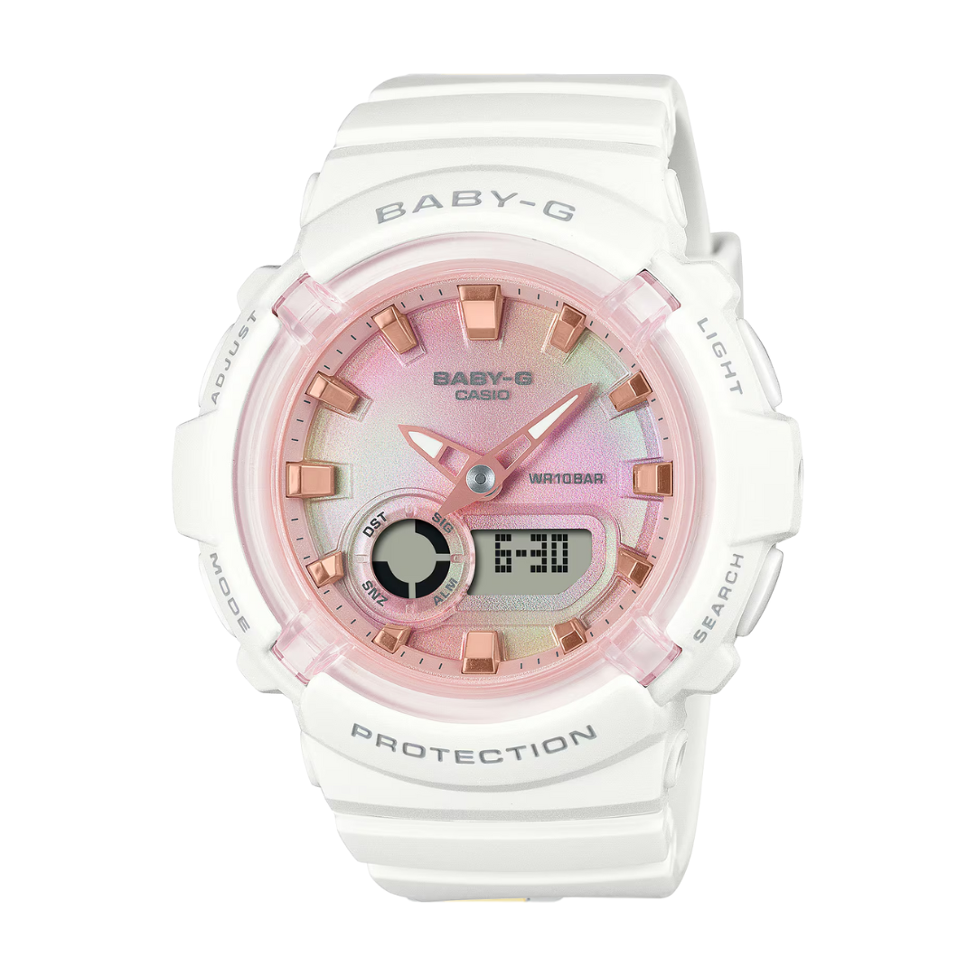 Casio Baby-G BGA-280TD-7ADR Standard Analog-Digital White Women Watch