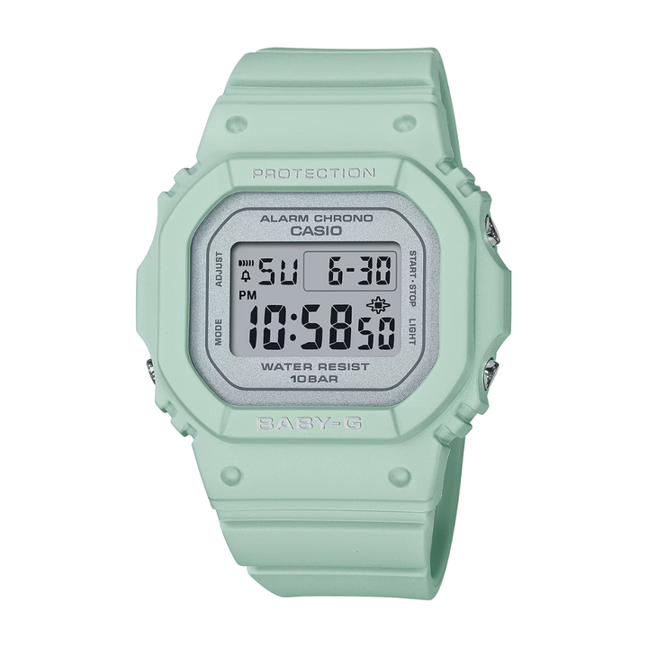 CASIO BABY-G BGD-565SC-3DR STANDARD DIGITAL GREEN WOMEN WATCH