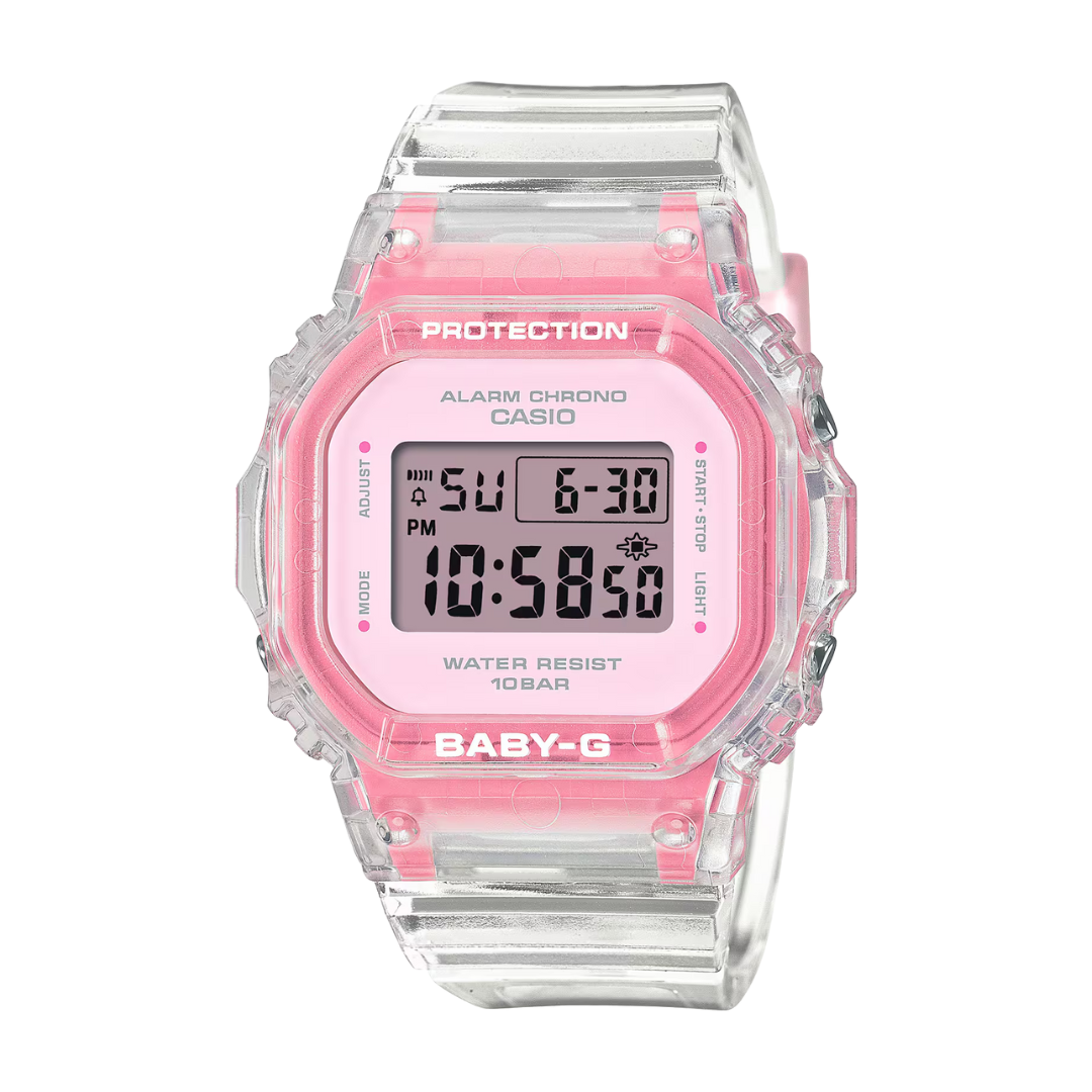 Casio Baby-G BGD-565SJ-7DR Summer Jelly Colors Digital Pink Women Watch