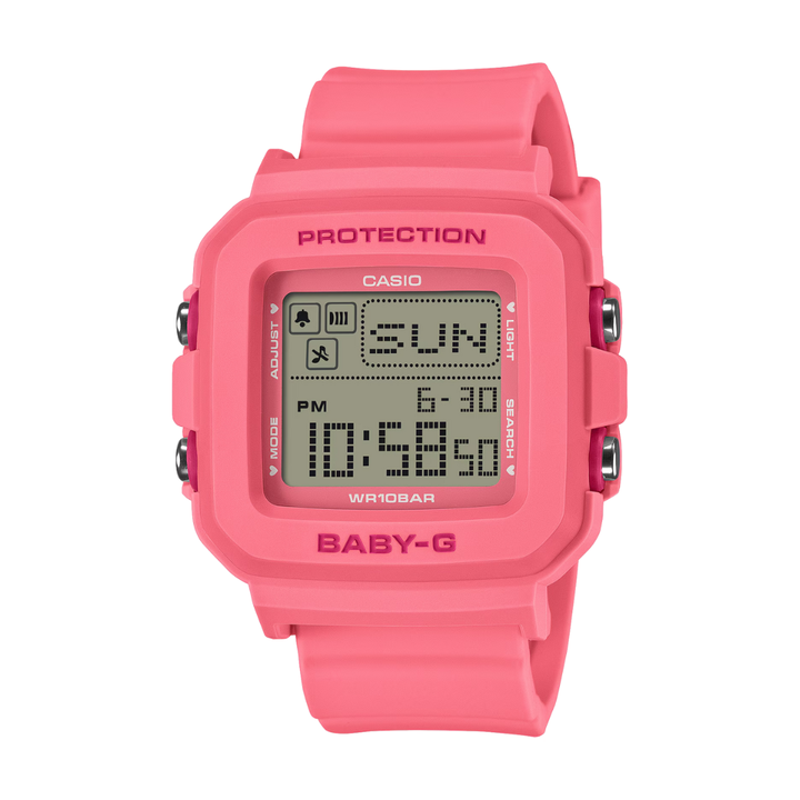 CASIO BABY-G + PLUS BGD-10KH-4DR PINK WOMEN WATCH SET