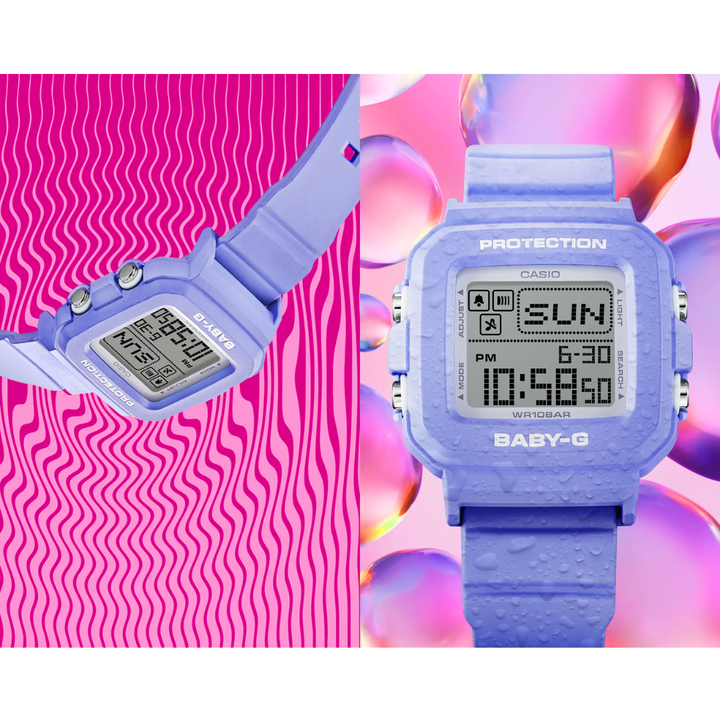 CASIO BABY-G + PLUS BGD-10KH-2BDR BLUE WOMEN WATCH SET