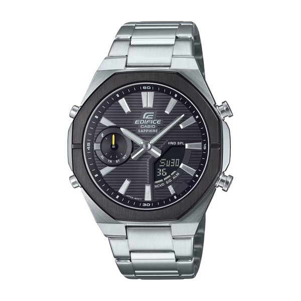Casio Edifice ECB-S10DB-1ADF black ion-plated bezel Bluetooth sapphire slim 9.6mm 100m