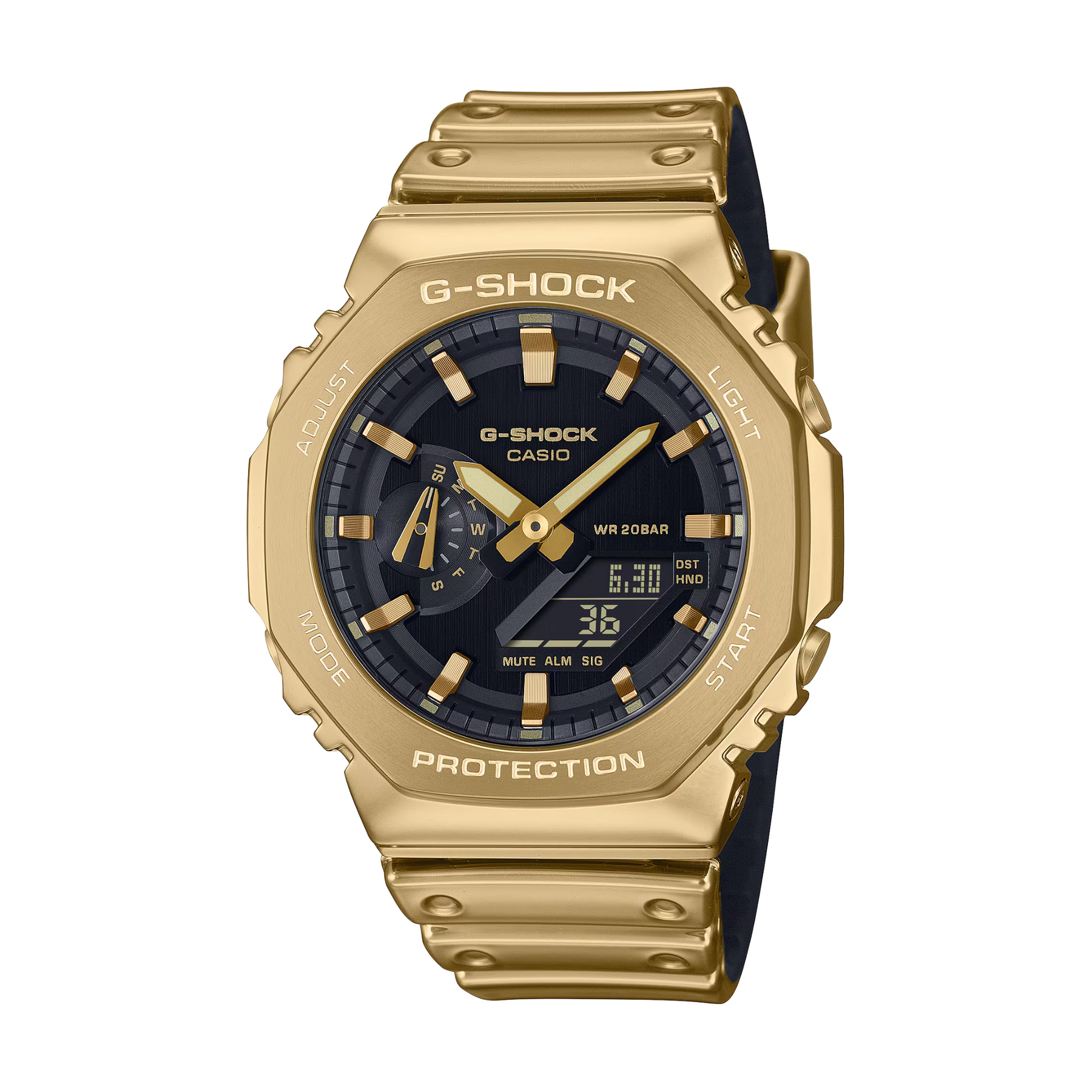 時計 CASIO G-SHOCK GM-2100YMG-9AJF GOLD Casio G-Shock G-STEEL GM-2100YMG-9ADR Gold Analog-Digital Watch