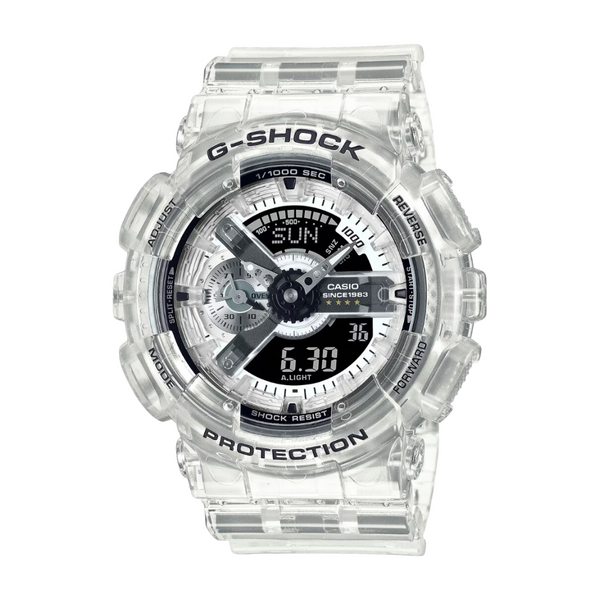 CASIO G-SHOCK 40th アニバーサリークリアデジタル時計 CASIO G-SHOCK GA-114RX-7ADR 40TH ANNIVERSARY CLEAR REMIX ANALOG