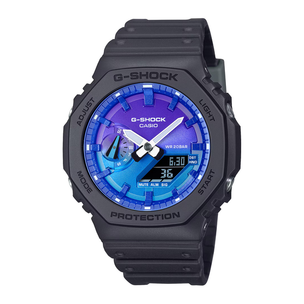 Casio G-Shock GA-2100FL-1ADR Flame Inside Blue Men Watch | City