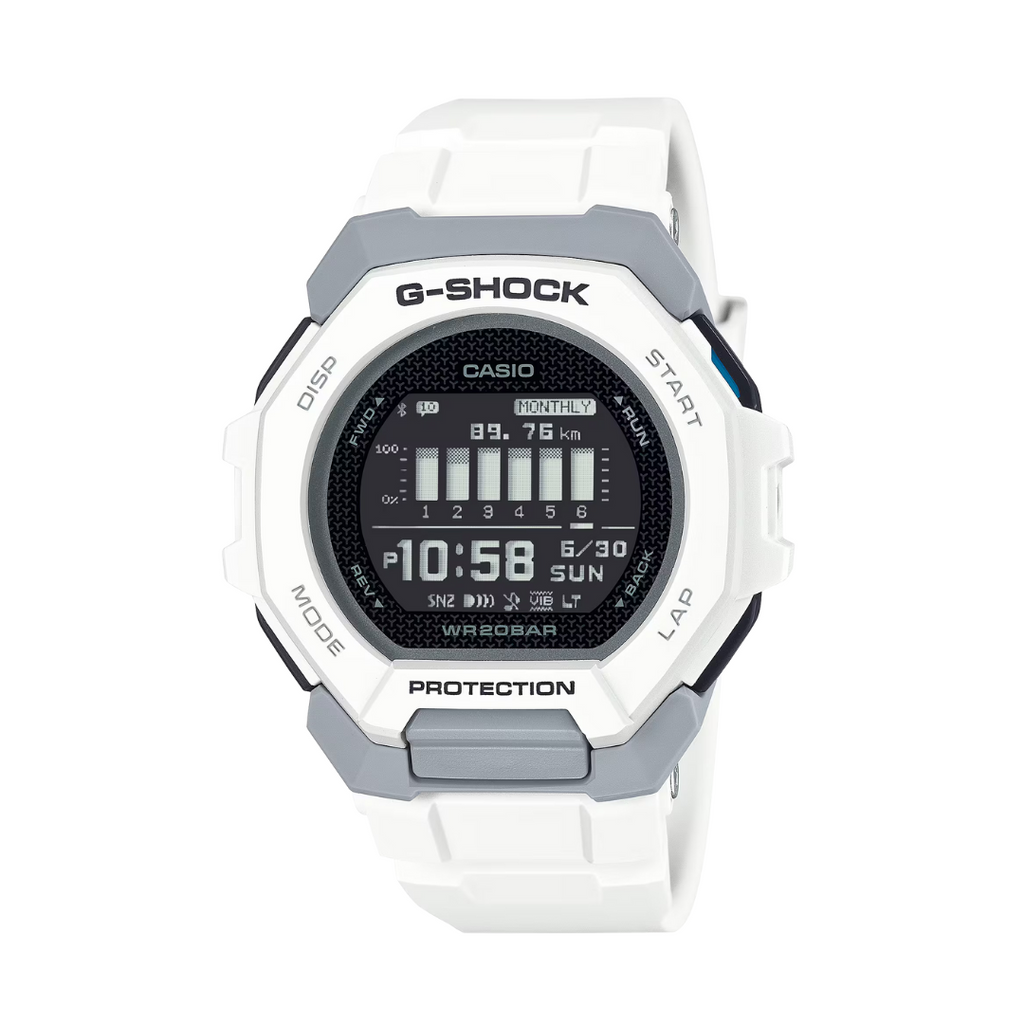 Casio G-Shock GBD-300-7DR Digital White Watch | City Chain – City