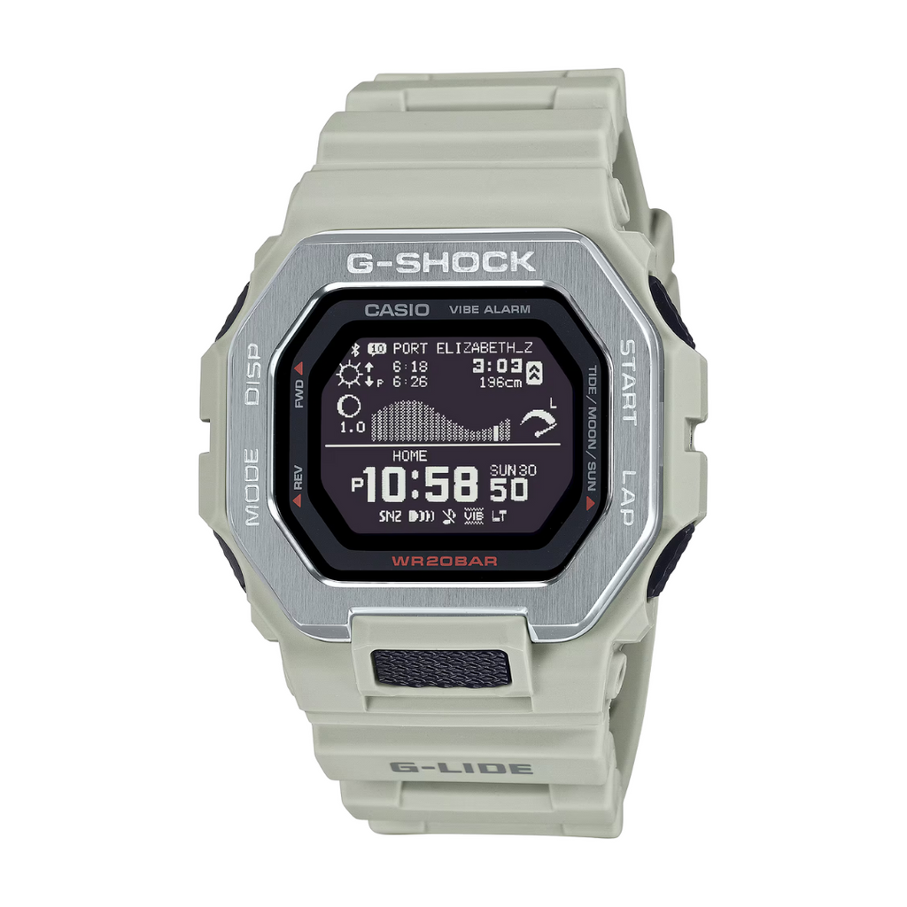 時計 CASIO G-SHOCK G-LIDE GBX-100 Casio G-Shock GBX-100-8DR Digital Beige Watch | City Chain – City