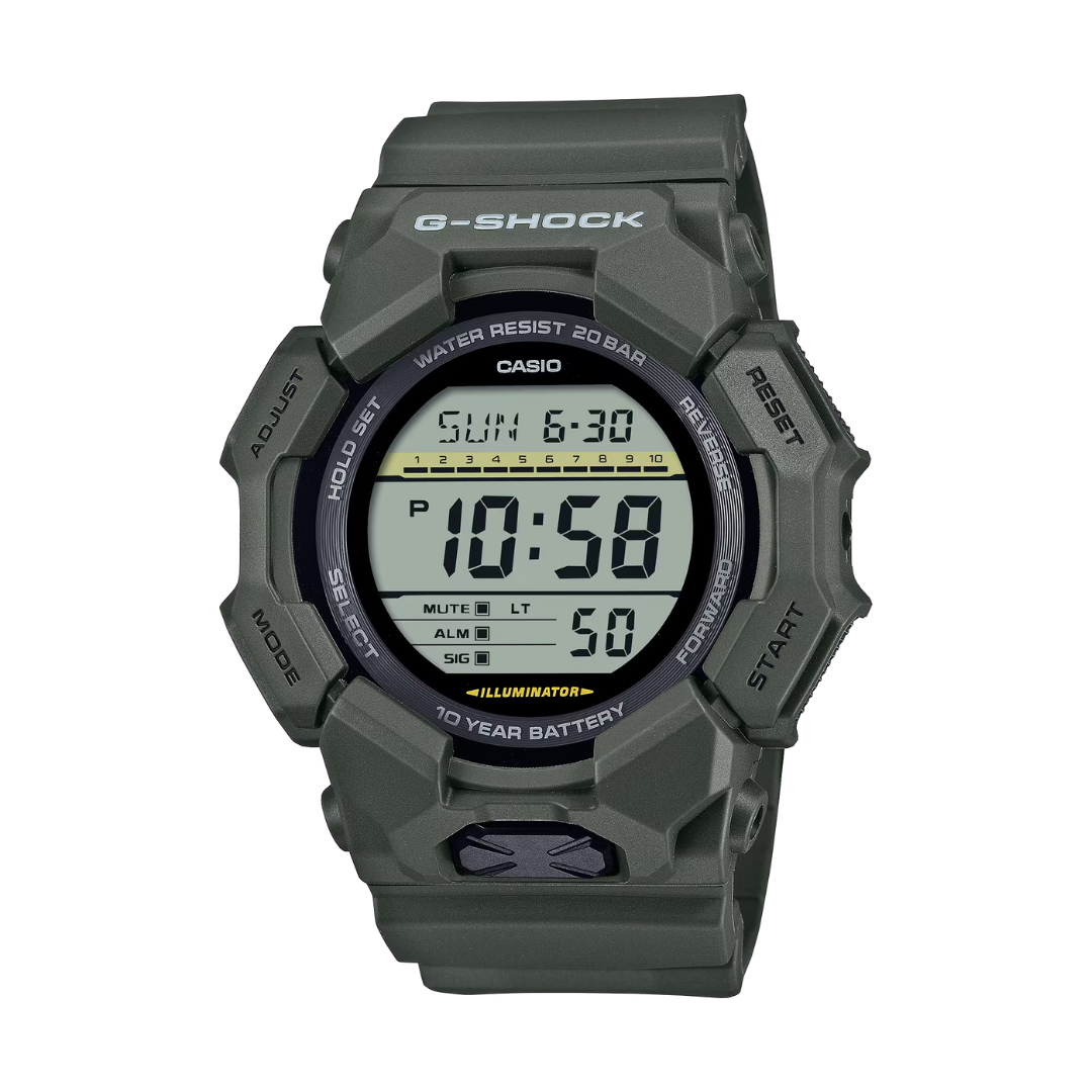 Casio G-Shock GD-010-3DR Standard Digital Green Watch