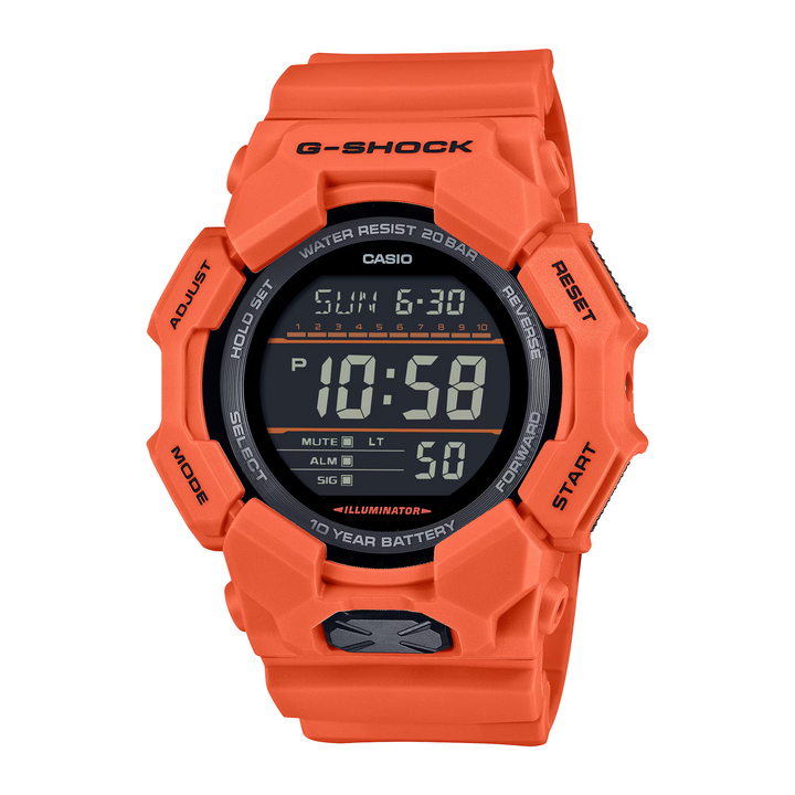 Casio G-Shock GD-010-4DR Standard Digital Orange Watch