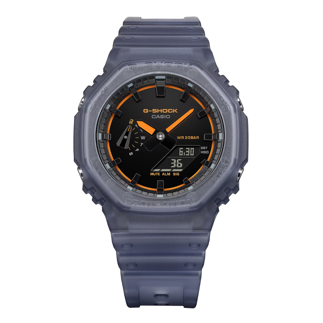 Casio GA-2100K-2ADR shock resistant all-weather reliability