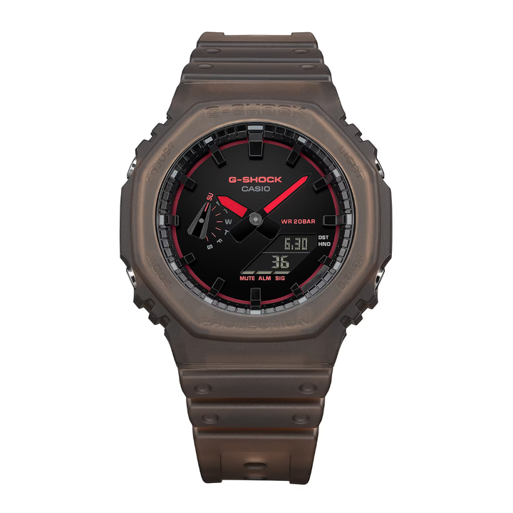 Casio GA-2100K-5ADR shock resistant all-weather reliability