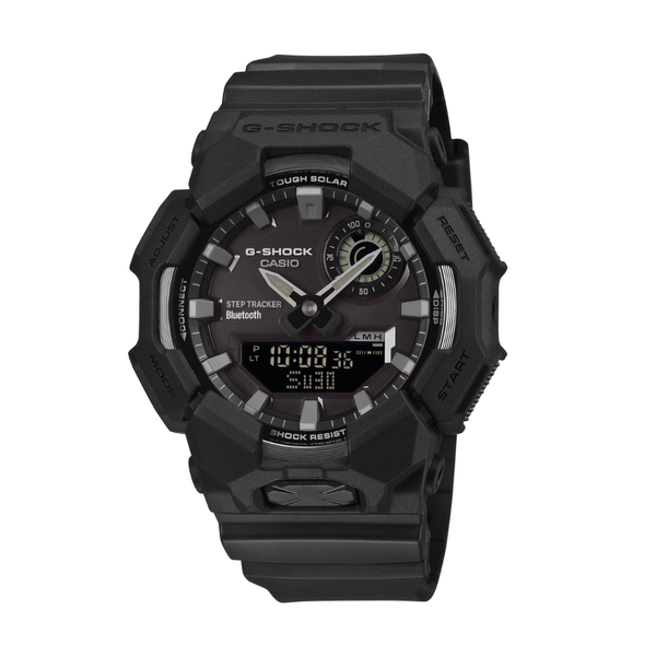 Casio G-Shock GA-B010 men's black watch with solar power and step tracker