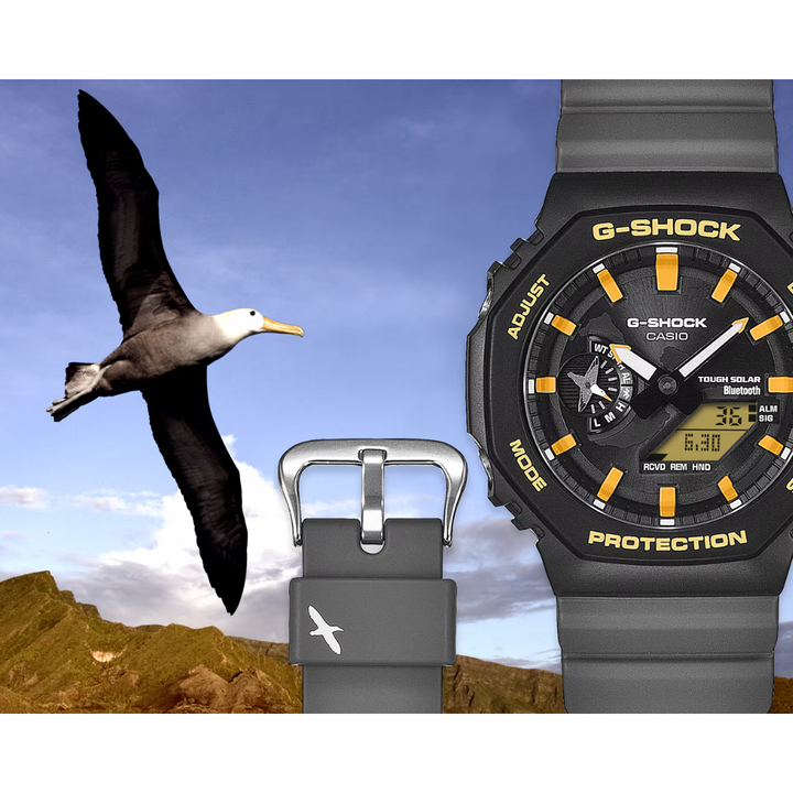 CASIO G-SHOCK X CHARLES DARWIN FOUNDATION GA-B2100DF-1ADR ANALOG-DIGITAL MEN WATCH