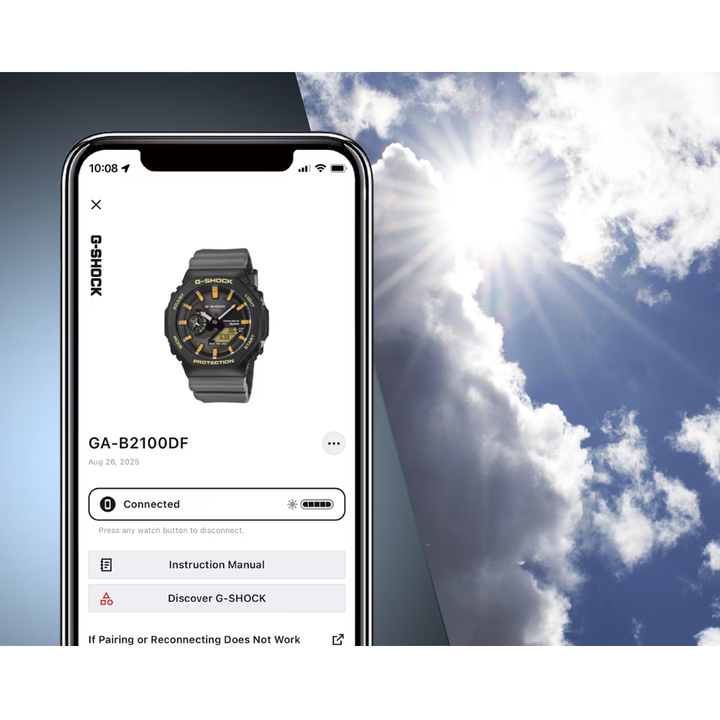 CASIO G-SHOCK X CHARLES DARWIN FOUNDATION GA-B2100DF-1ADR ANALOG-DIGITAL MEN WATCH