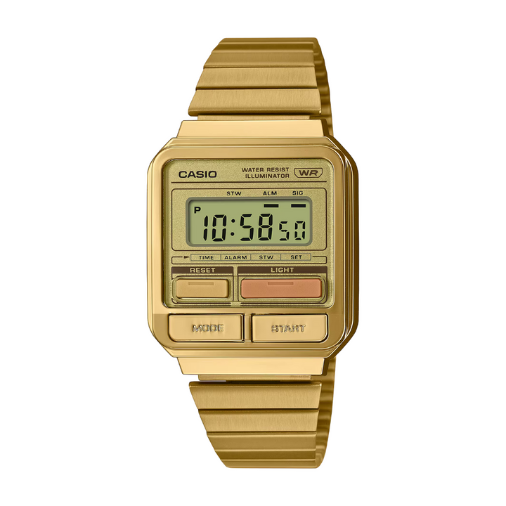 CASIO GENERAL VINTAGE A120WEG-9ADF DIGITAL GOLD MEN WATCH