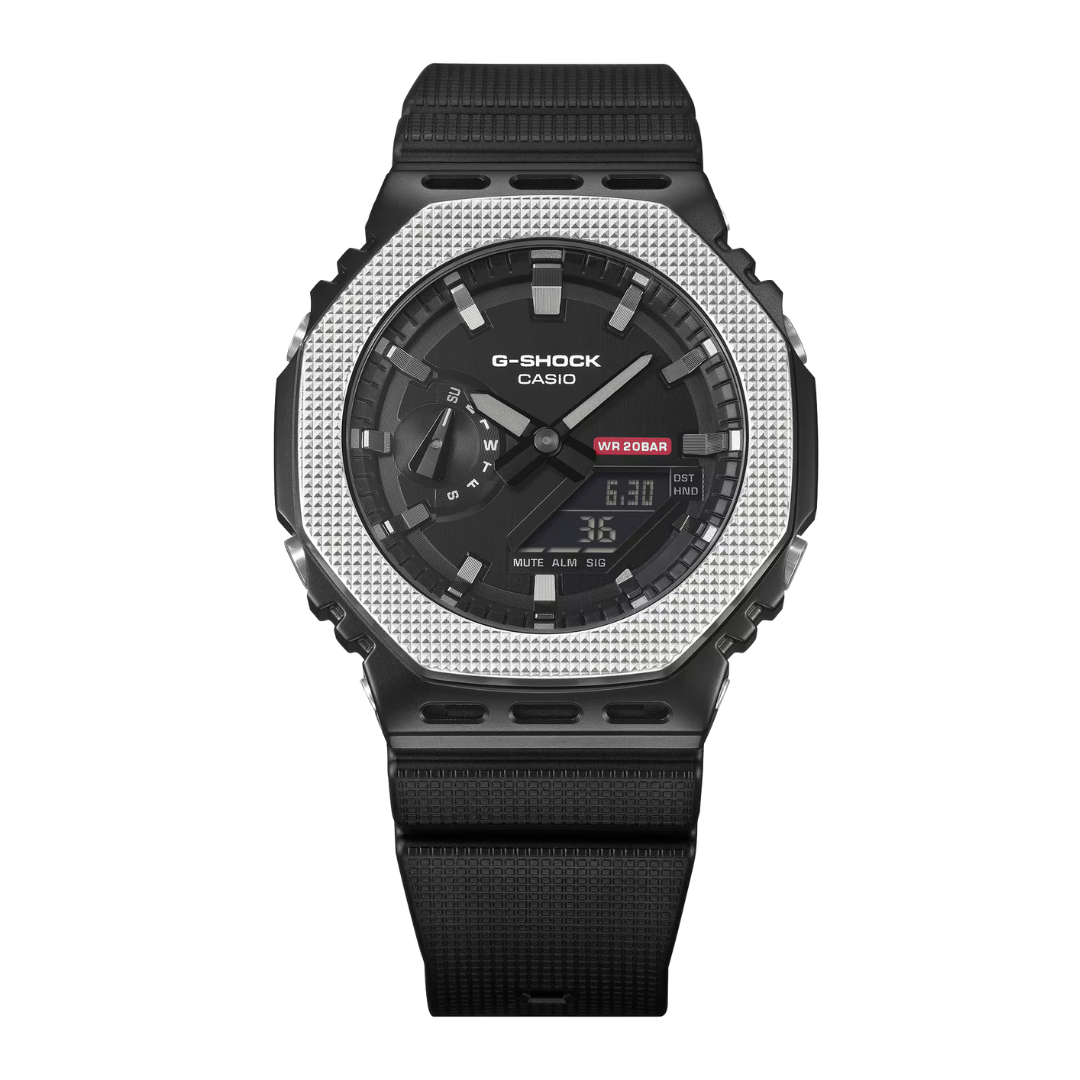 CASIO G-SHOCK G-STEEL GM-2100BM-1ADR ANALOG-DIGITAL BLACK WATCH