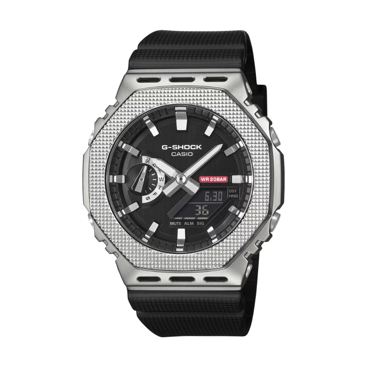 CASIO G-SHOCK G-STEEL GM-2100M-1ADR ANALOG-DIGITAL BLACK WATCH