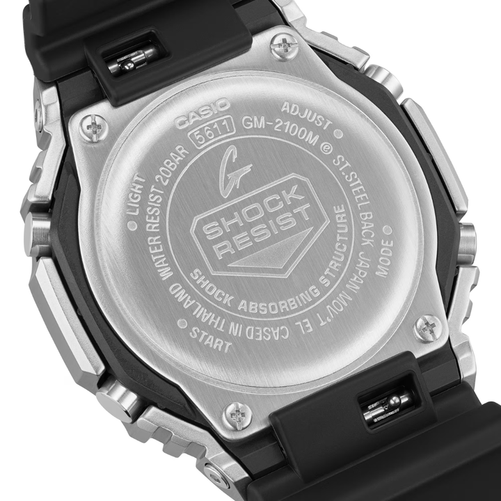 CASIO G-SHOCK G-STEEL GM-2100M-1ADR ANALOG-DIGITAL BLACK WATCH