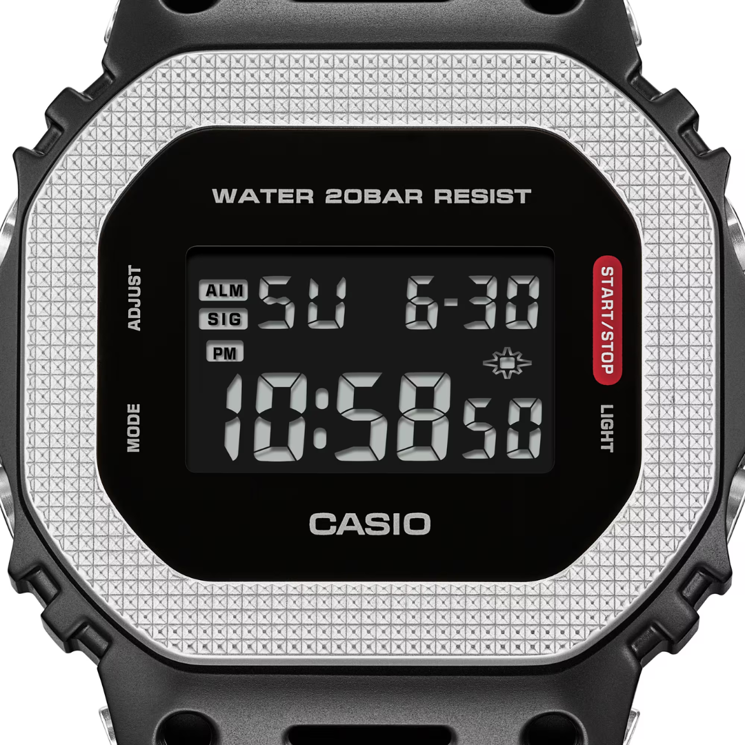 CASIO G-SHOCK G-STEEL GM-5600BM-1DR DIGITAL BLACK WATCH