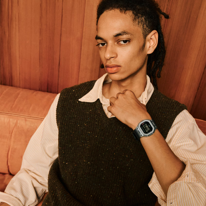 CASIO G-SHOCK G-STEEL GM-5600M-1DR DIGITAL BLACK WATCH