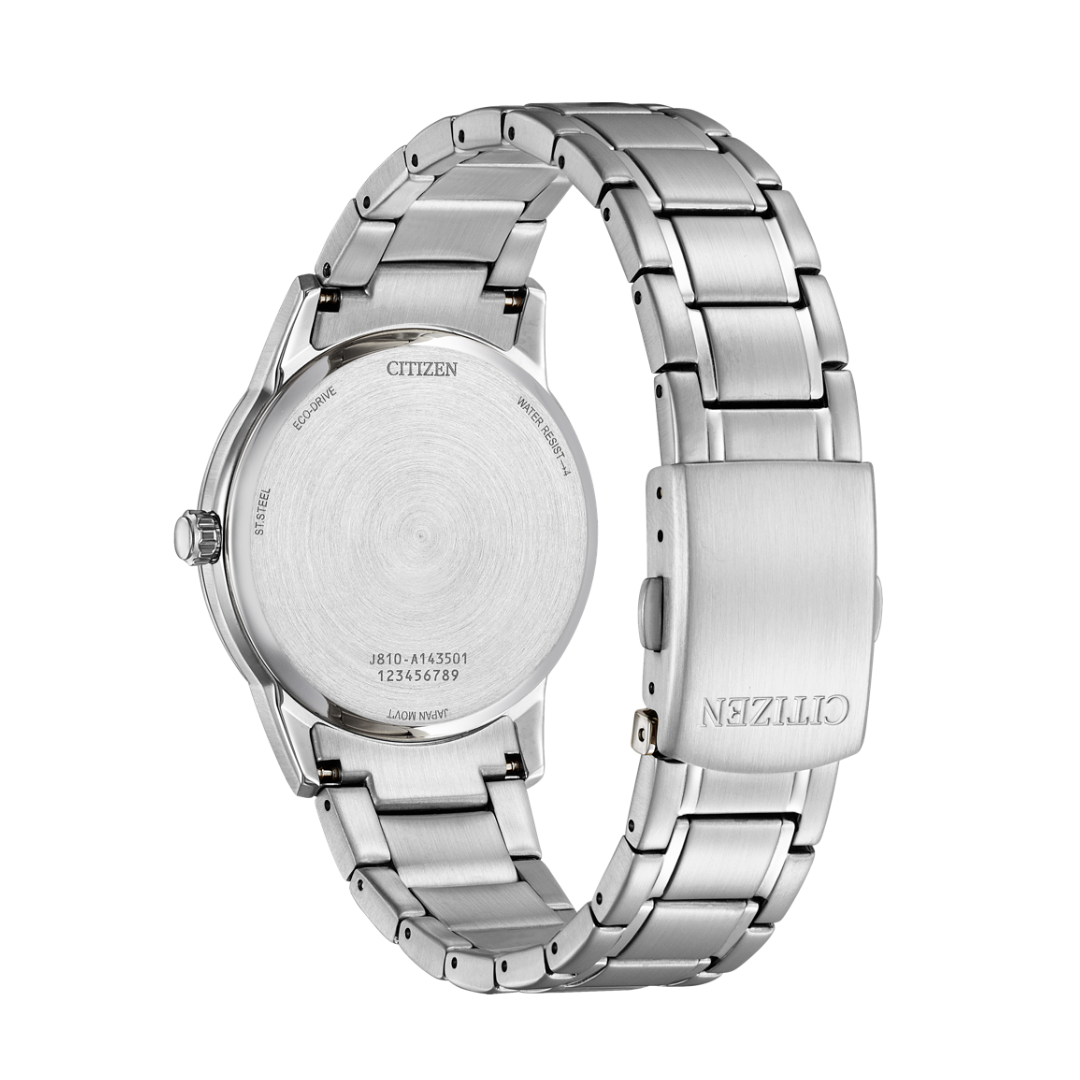 Citizen Eco-Drive AW1780-17L: Orologio Uomo Solare, Quadrante Blu E Pelle, Eleganza Senza Batteria