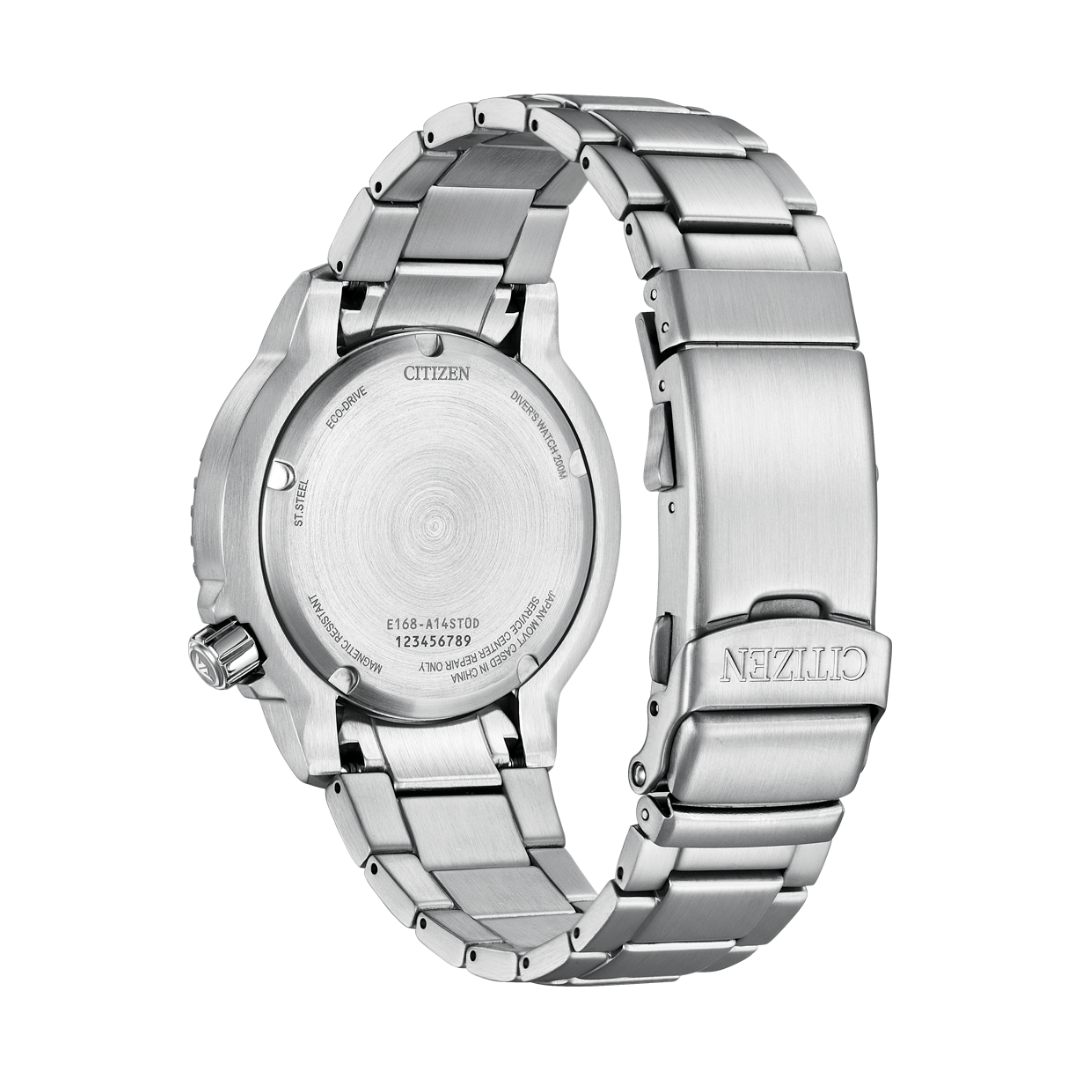 CITIZEN BN0167-50H PROMASTER DIVE ECO-DRIVE STAINLESS STEEL MEN WATCH